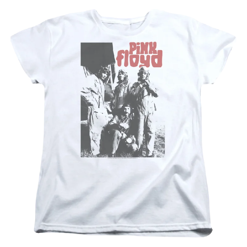 Pink Floyd Point Me At The Sky - Women's T-Shirt-- Satin Fabric Silk Fabric Chiffon Fabric