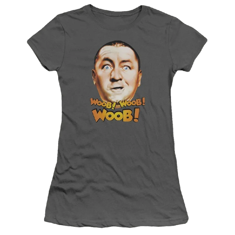 The Three Stooges Woob Woob Woob Juniors T-Shirt-- Elasticated Padded Insulated