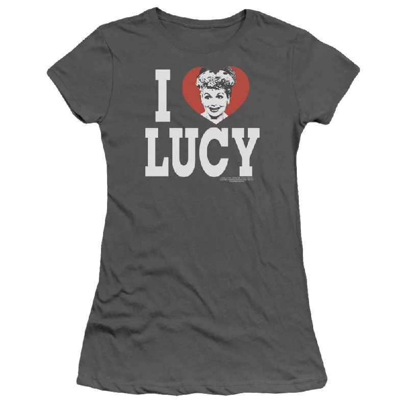I Love Lucy I Love Lucy Juniors T-Shirt-- Hooded Caped Shawl Collar