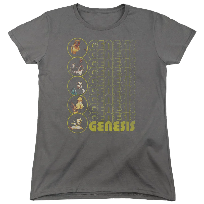 Genesis The Carpet Crawlers - Women's T-Shirt-- Mesh Blend Leather Blend Suede Blend