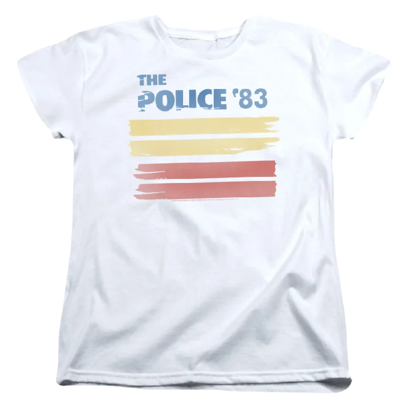 The Police 83 - Women's T-Shirt-- Seamless Knitted Crochet