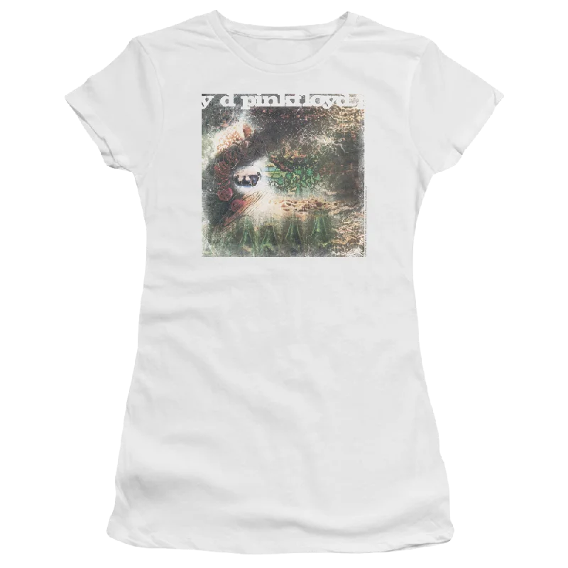 Pink Floyd Saucerful Of Secrets - Juniors T-Shirt-- Ribbed T-Shirt High Neck Heavyweight