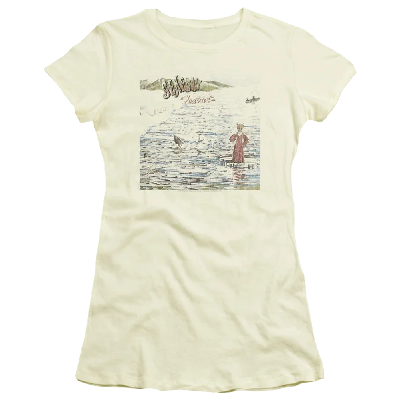 Genesis Foxtrot - Juniors T-Shirt-- Polka Dot Checkered Tartan