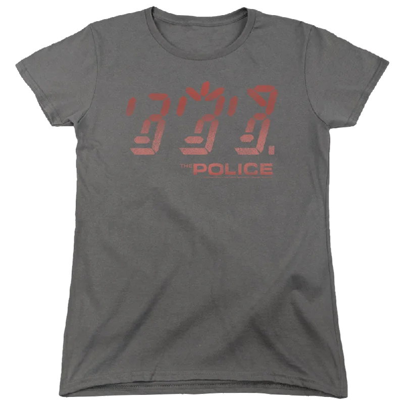 The Police Ghost In The Machine - Women's T-Shirt-- Print Jacquard Patchwork