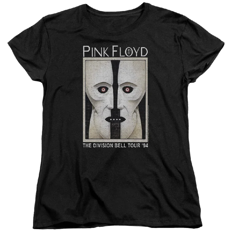 Pink Floyd The Division Bell - Women's T-Shirt-- Mesh Fabric Canvas Fabric Denim Fabric Pink Floyd The Division Bell - Women's T-Shirt-- Mesh Fabric Canvas Fabric Denim Fabric