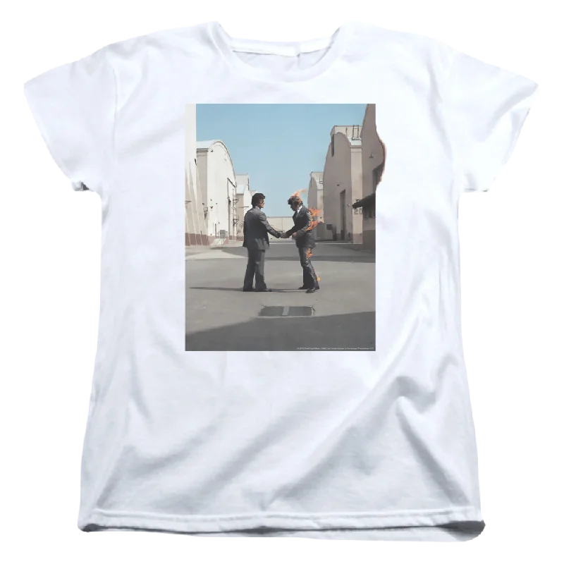 Pink Floyd Wish You Were Here - Women's T-Shirt-- Elegant Classic Vintage
