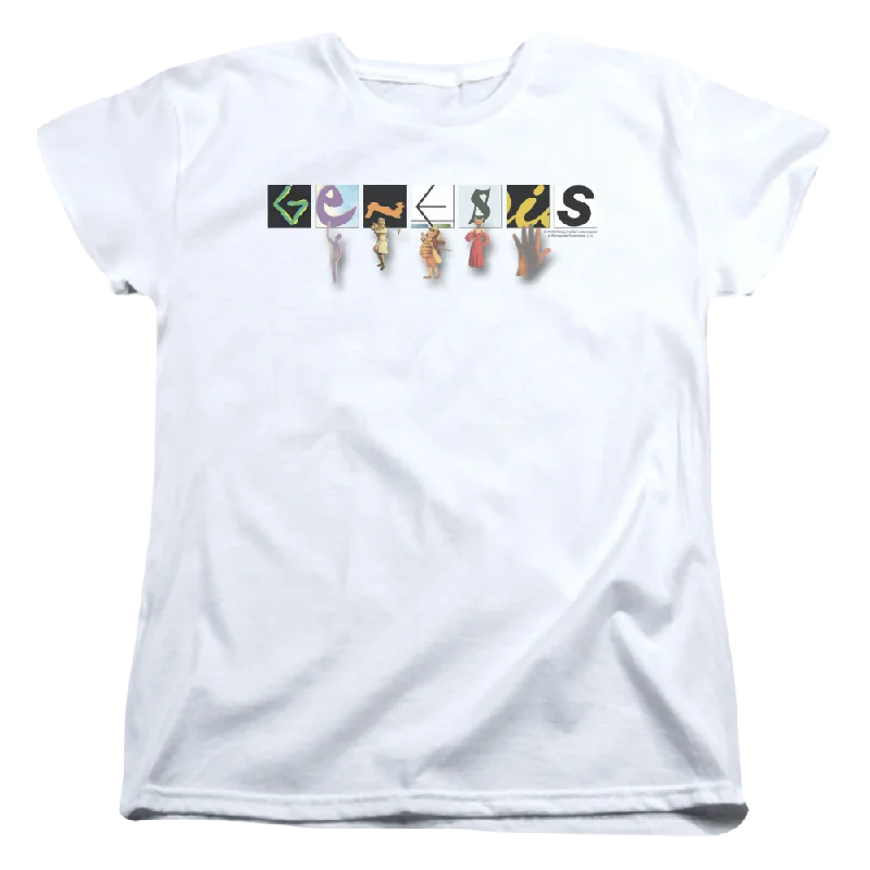 Genesis New Logo - Women's T-Shirt-- Mesh Canvas Denim