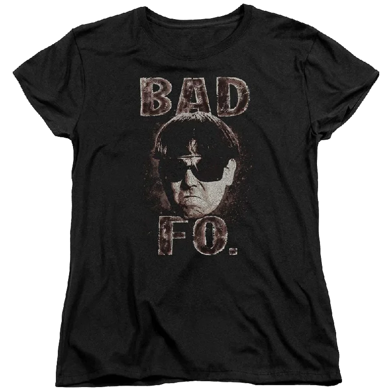 The Three Stooges Bad Moe Fo Women's T-Shirt-- Faux Fur Fabric Real Fur Fabric Shearling Fabric The Three Stooges Bad Moe Fo Women's T-Shirt-- Faux Fur Fabric Real Fur Fabric Shearling Fabric