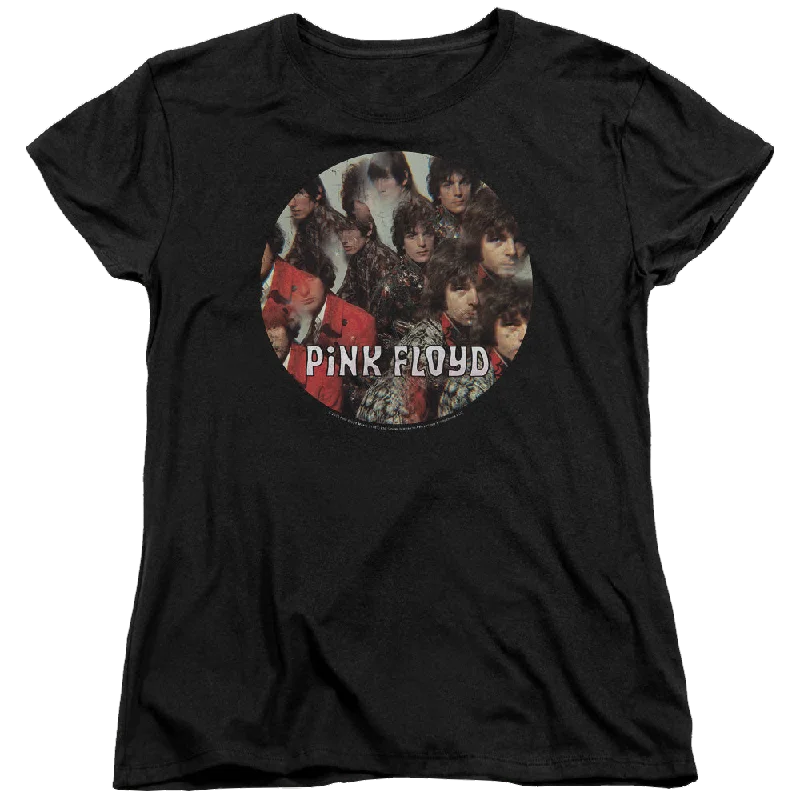 Pink Floyd Piper - Women's T-Shirt-- Striped Floral Plaid