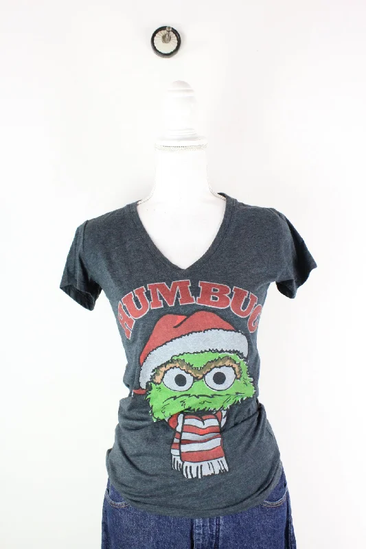 Vintage Sesame Street T-Shirt (M) -- Basic T-Shirt Crew Neck Short Sleeve