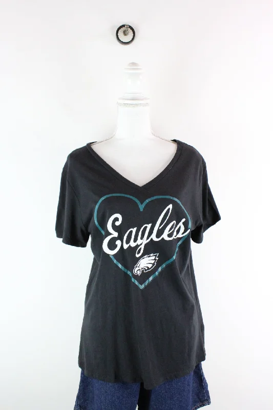 Vintage Eagles T-Shirt (L)-- Asymmetrical Pockets Print
