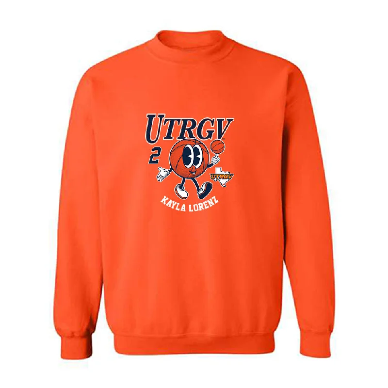 UTRGV - NCAA Women's Basketball : Kayla Lorenz - Fashion Shersey Crewneck Sweatshirt Hoodie with V-Neck Classic Versatile UTRGV - NCAA Women's Basketball : Kayla Lorenz - Fashion Shersey Crewneck Sweatshirt Hoodie with V-Neck Classic Versatile