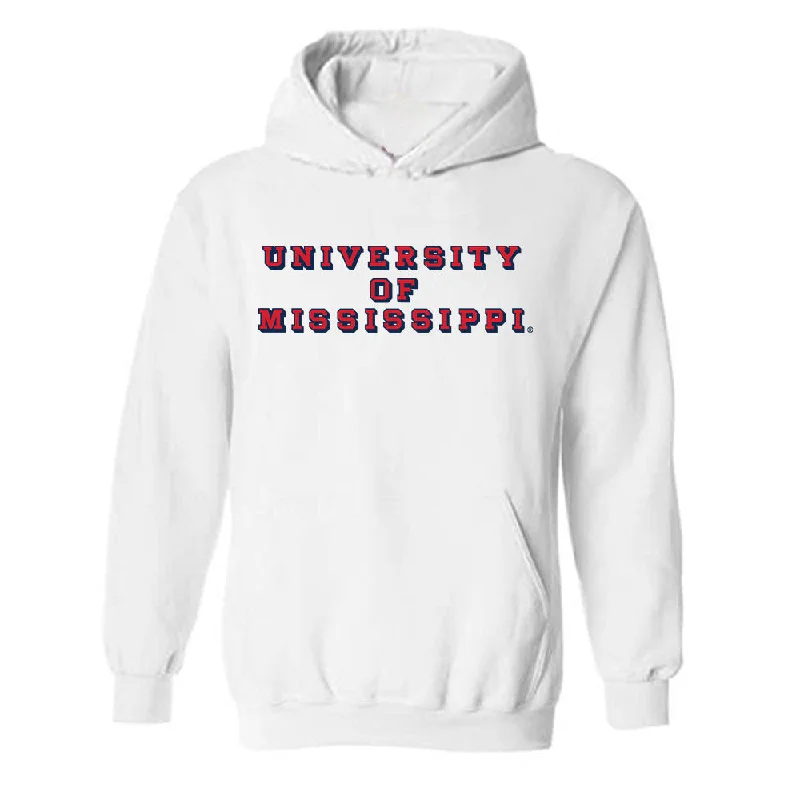 Ole Miss - NCAA Women's Basketball : Tameiya Sadler - Hooded Sweatshirt Hoodie with Velcro Closure Adjustable Secure