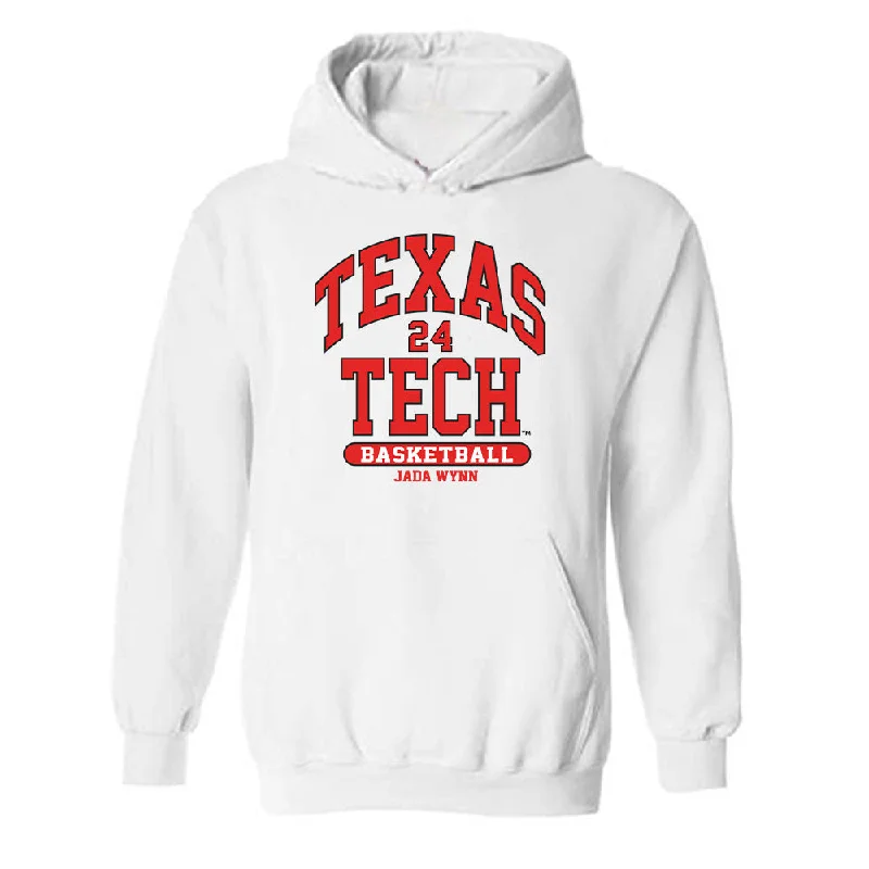 Texas Tech - NCAA Women's Basketball : Jada Wynn - Classic Fashion Shersey Hooded Sweatshirt Hoodie with Fur Luxurious Winter