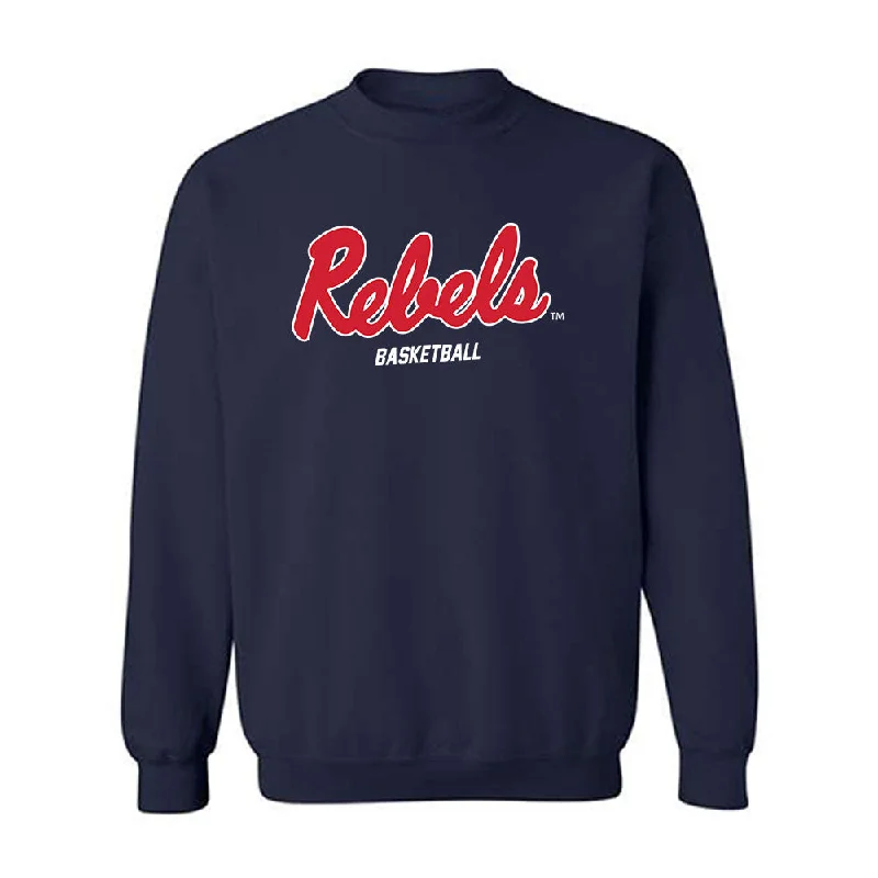 Ole Miss - NCAA Women's Basketball : Tameiya Sadler - Replica Shersey Crewneck Sweatshirt Hoodie with Hem Contrast Bold Stylish Ole Miss - NCAA Women's Basketball : Tameiya Sadler - Replica Shersey Crewneck Sweatshirt Hoodie with Hem Contrast Bold Stylish