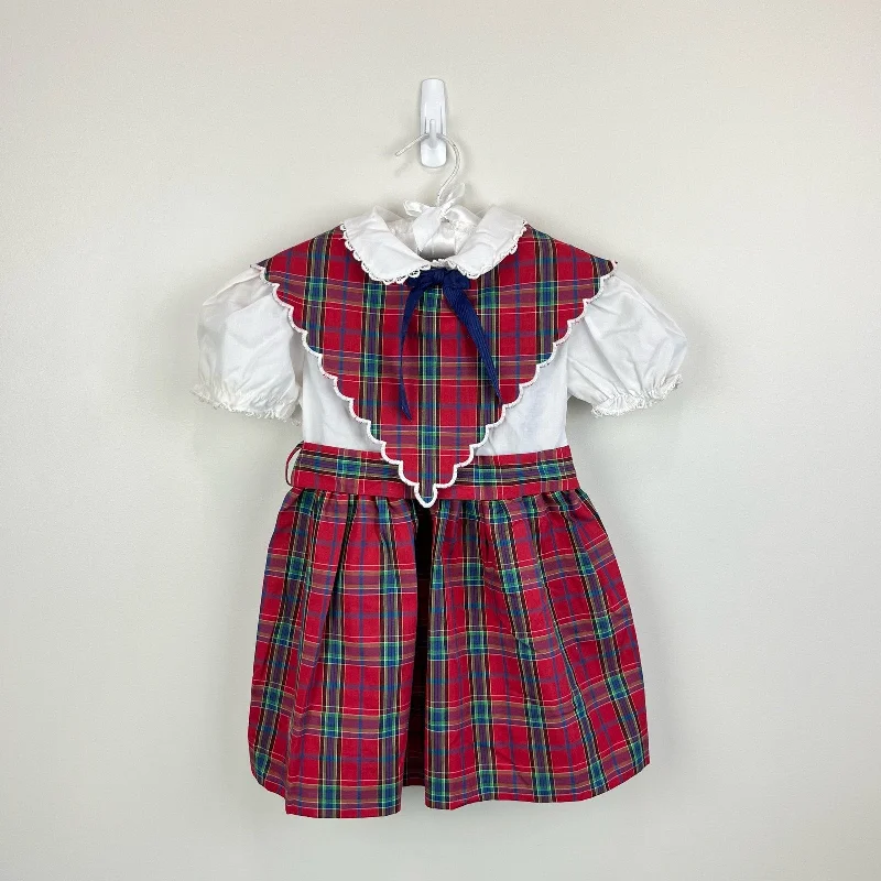 Vintage Nannette Plaid Dress 4T Tunics Travel practical