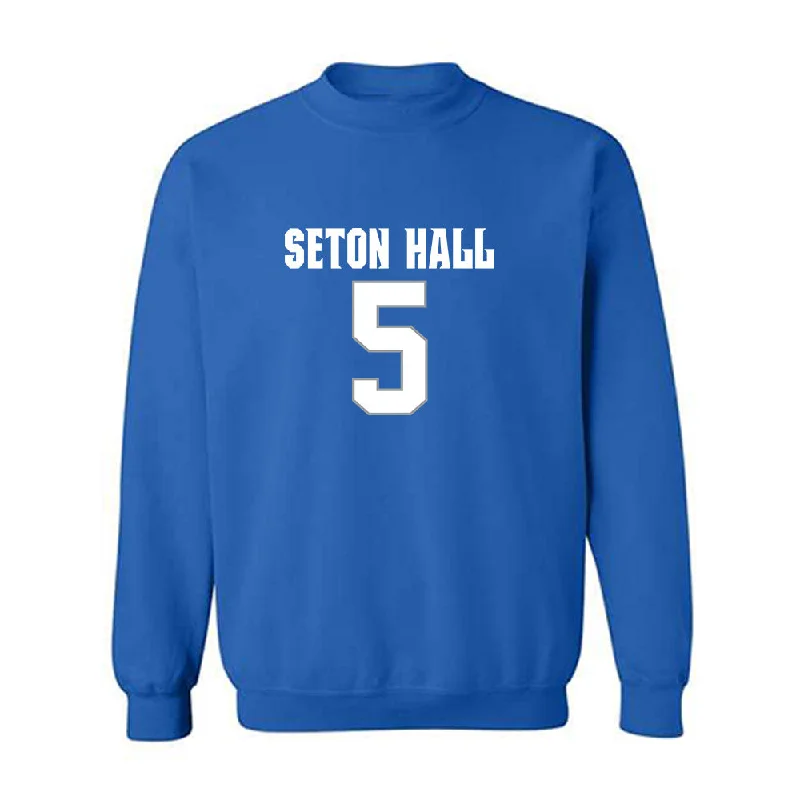 Seton Hall - NCAA Women's Basketball : Savannah Catalon - Classic Shersey Crewneck Sweatshirt Hoodie with Cuffed Sleeves Snug Secure
