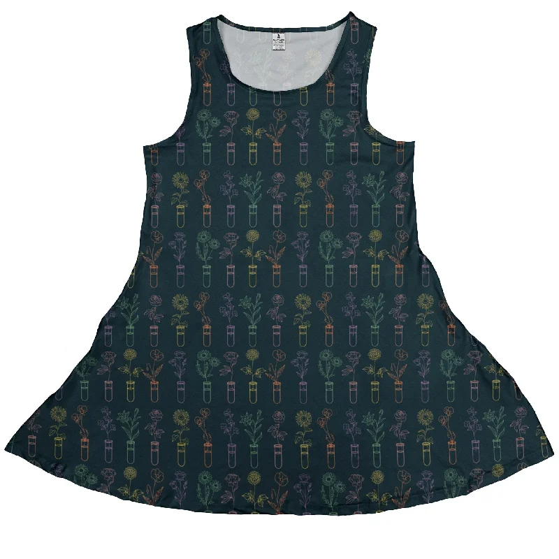 Botany Lovers Dress Tunics Solid Classic