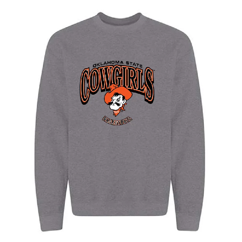 Oklahoma State - NCAA Women's Basketball : Micah Gray - Classic Shersey Crewneck Sweatshirt Hoodie with Rolled Sleeves Casual Relaxed