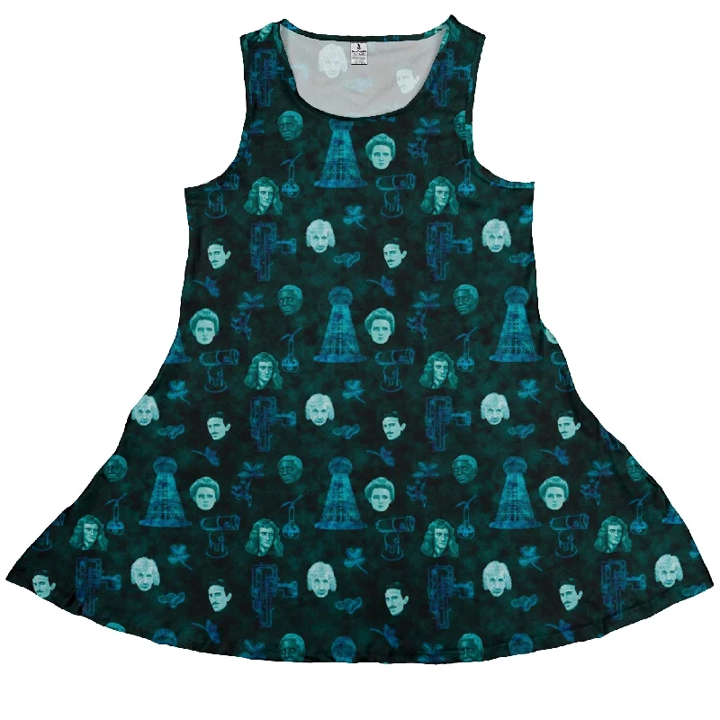 Eerie Science Legends Dress empire Waist empire