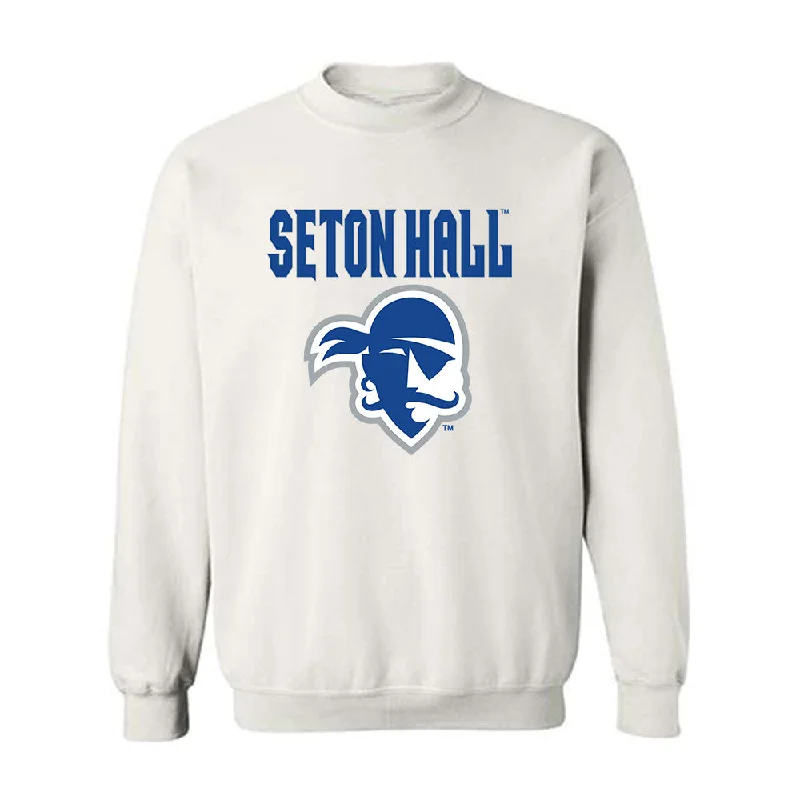 Seton Hall - NCAA Women's Basketball : Savannah Catalon - Fashion Shersey Crewneck Sweatshirt Hoodie with Elastic Cuffs Stretchable Comfortable