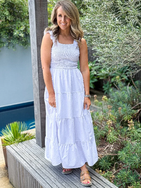 Ottilie Dress White Tunics Winter warm