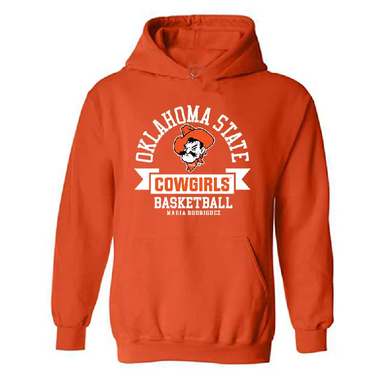Oklahoma State - NCAA Women's Basketball : Maria Rodriguez - Classic Fashion Shersey Hooded Sweatshirt Oversized Hoodie Comfort Casual Oklahoma State - NCAA Women's Basketball : Maria Rodriguez - Classic Fashion Shersey Hooded Sweatshirt Oversized Hoodie Comfort Casual