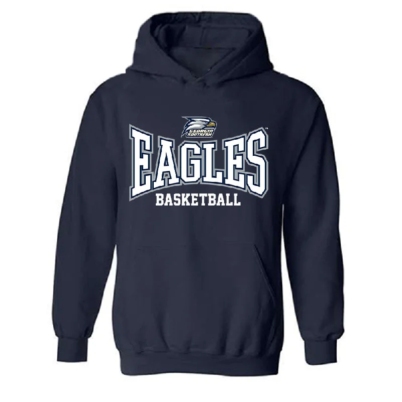 Georgia Southern - NCAA Women's Basketball : Tamiria Jones - Classic Shersey Hooded Sweatshirt Hoodie with Thumb Holes Functional Cozy