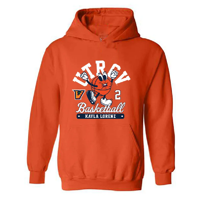 UTRGV - NCAA Women's Basketball : Kayla Lorenz - Fashion Shersey Hooded Sweatshirt Hoodie with Half-Zip Sporty Casual UTRGV - NCAA Women's Basketball : Kayla Lorenz - Fashion Shersey Hooded Sweatshirt Hoodie with Half-Zip Sporty Casual