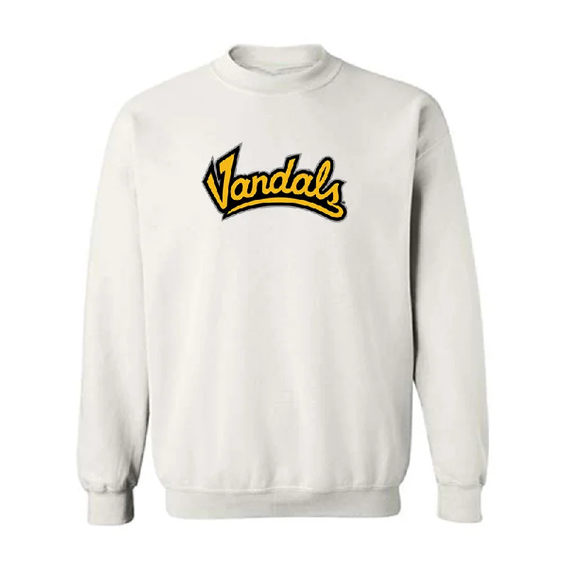 Idaho - NCAA Women's Basketball : Sarah Brans - Crewneck Sweatshirt Hoodie with Slit Hem Functional Movement Idaho - NCAA Women's Basketball : Sarah Brans - Crewneck Sweatshirt Hoodie with Slit Hem Functional Movement