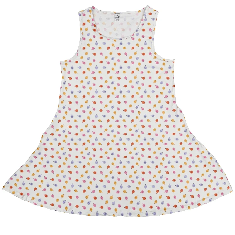 Colorful Wagashi Rabbits Dress Tunics Versatile functional