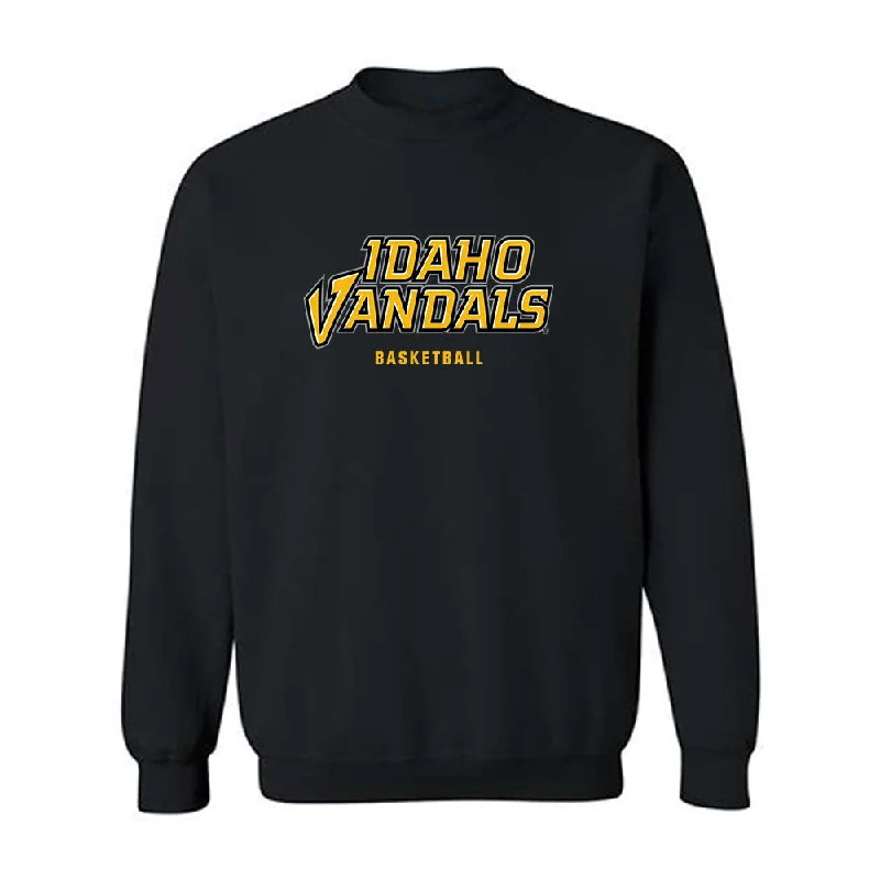 Idaho - NCAA Women's Basketball : Sarah Brans - Crewneck Sweatshirt Hoodie with Front Slit Layering Stylish Idaho - NCAA Women's Basketball : Sarah Brans - Crewneck Sweatshirt Hoodie with Front Slit Layering Stylish
