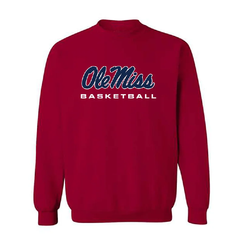 Ole Miss - NCAA Women's Basketball : Tameiya Sadler - Classic Shersey Crewneck Sweatshirt Hoodie with Front Slit Layering Stylish