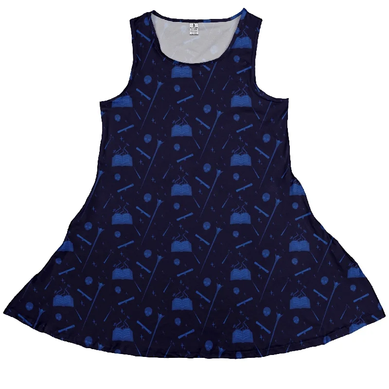 Dnd Wizard Class Dress Tunics Denim casual