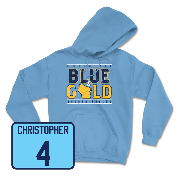 Championship Blue Women's Soccer State Hoodie - Carly Christopher Hoodie with Ribbed Neckline Snug Warm Championship Blue Women's Soccer State Hoodie - Carly Christopher Hoodie with Ribbed Neckline Snug Warm