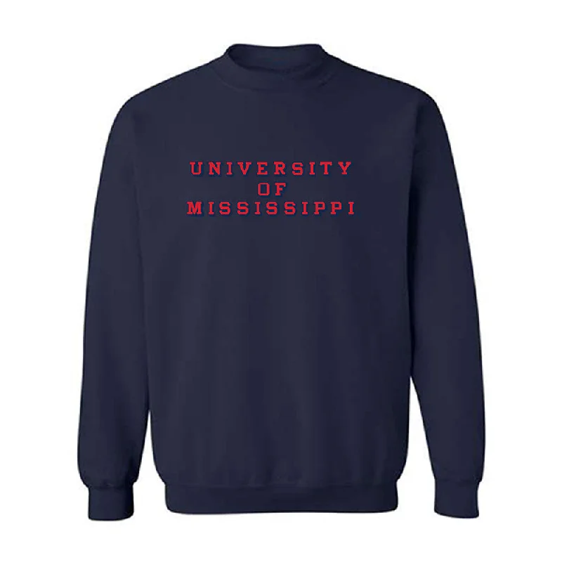 Ole Miss - NCAA Women's Basketball : Tameiya Sadler - Crewneck Sweatshirt Hoodie with Double Zipper Versatile Adjustable