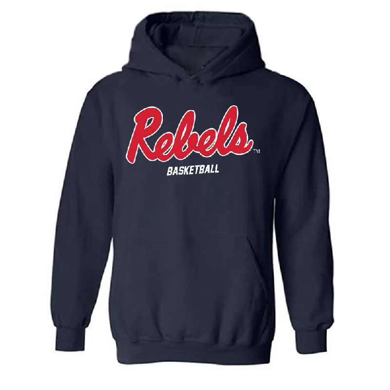 Ole Miss - NCAA Women's Basketball : Tameiya Sadler - Replica Shersey Hooded Sweatshirt Hoodie with Tied Waist Feminine Flattering