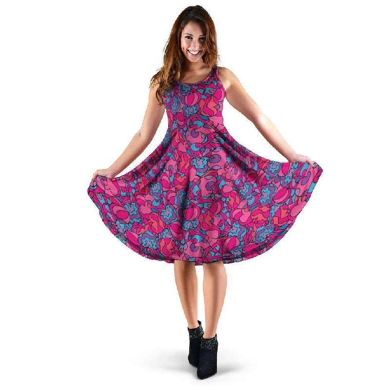 Psychedelic Trippy Hippie Heart Dress Tunics Bestseller popular