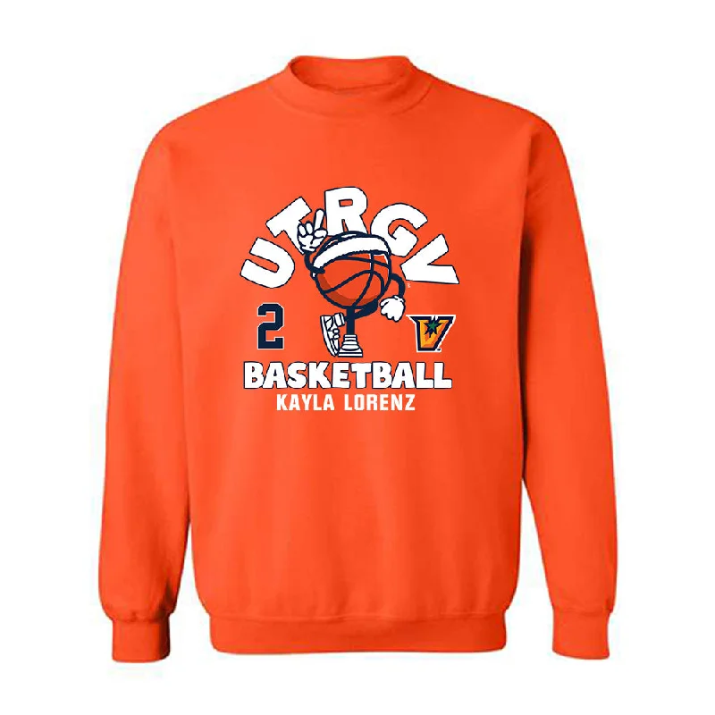 UTRGV - NCAA Women's Basketball : Kayla Lorenz - Fashion Shersey Crewneck Sweatshirt Hoodie with Toggle Buttons Decorative Unique UTRGV - NCAA Women's Basketball : Kayla Lorenz - Fashion Shersey Crewneck Sweatshirt Hoodie with Toggle Buttons Decorative Unique