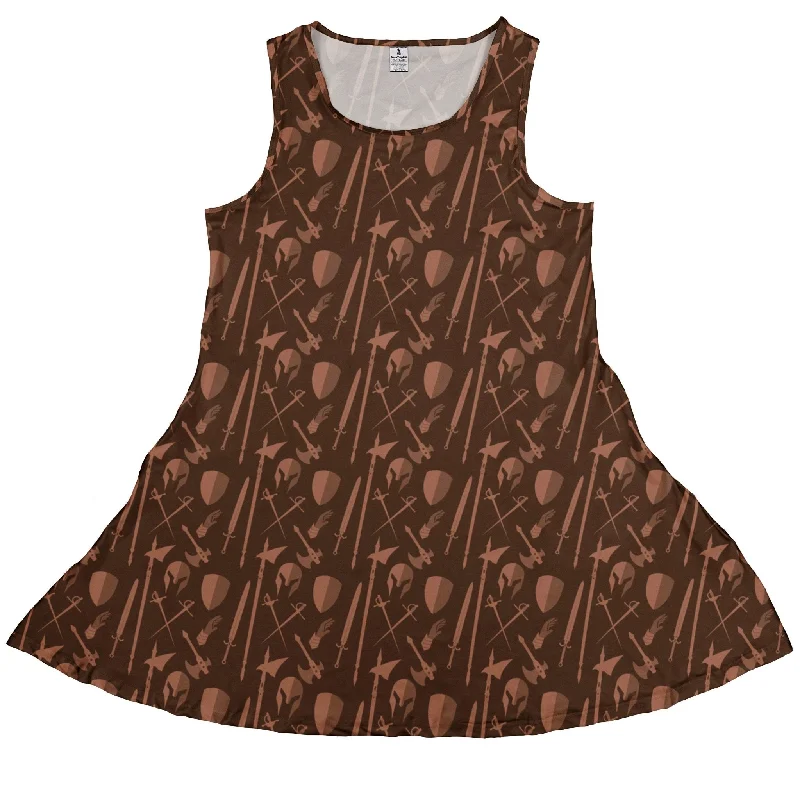 Dnd Fighter Class Dress Boat Neckline Classic