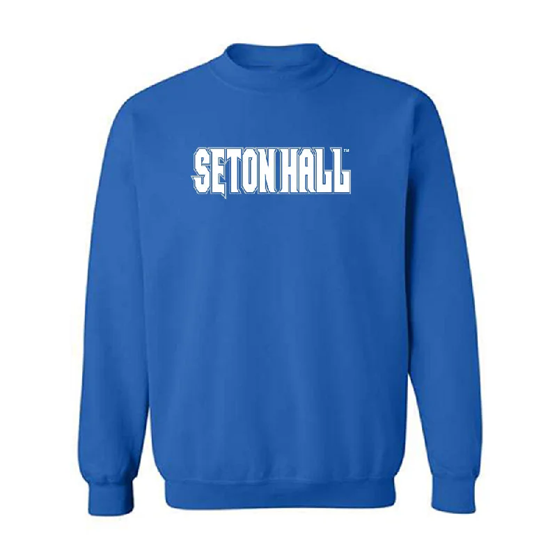 Seton Hall - NCAA Women's Basketball : Savannah Catalon - Generic Shersey Crewneck Sweatshirt Hoodie with Pattern Geometric Abstract