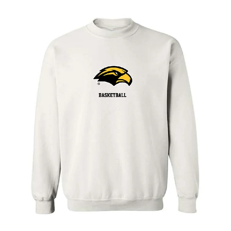 Southern Miss - NCAA Women's Basketball : Je'Mya Evans - Crewneck Sweatshirt Hoodie with Hem Patch Decorative Personalized