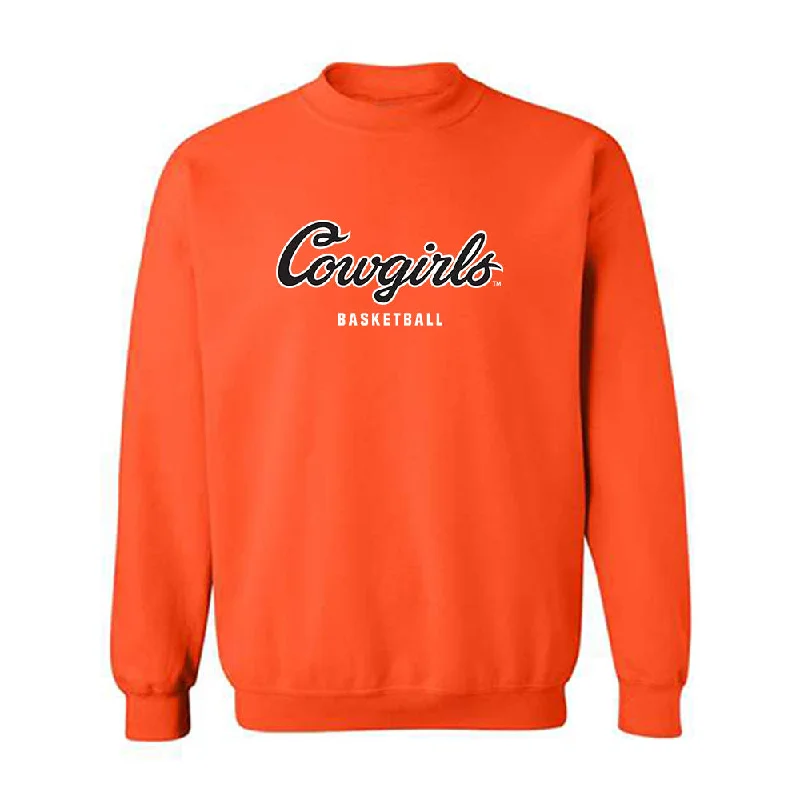 Oklahoma State - NCAA Women's Basketball : Maria Rodriguez - Classic Shersey Crewneck Sweatshirt Hoodie with Hem Elastic Stretchable Comfortable Oklahoma State - NCAA Women's Basketball : Maria Rodriguez - Classic Shersey Crewneck Sweatshirt Hoodie with Hem Elastic Stretchable Comfortable