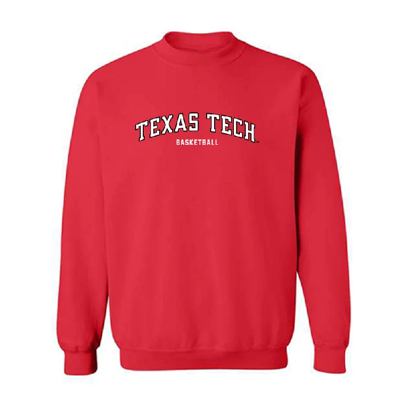 Texas Tech - NCAA Women's Basketball : Jada Wynn - Classic Shersey Crewneck Sweatshirt Hoodie with Elastic Waist Stretchable Comfortable