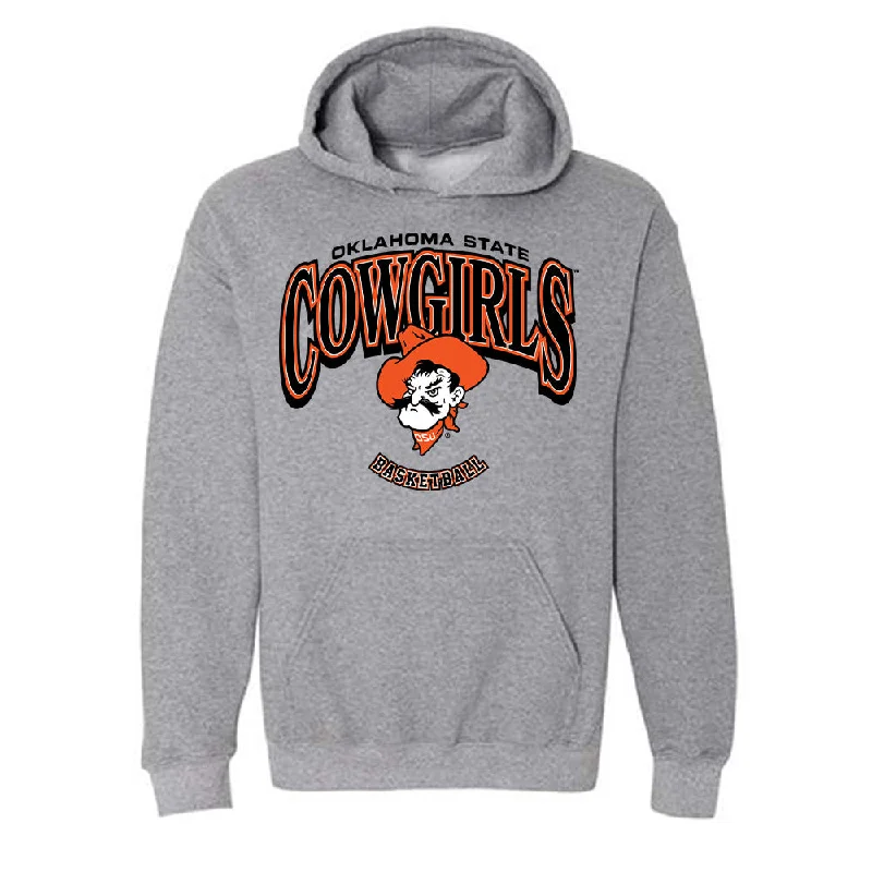 Oklahoma State - NCAA Women's Basketball : Macey Huard - Classic Shersey Hooded Sweatshirt Hoodie with Slim Fit Tailored Modern