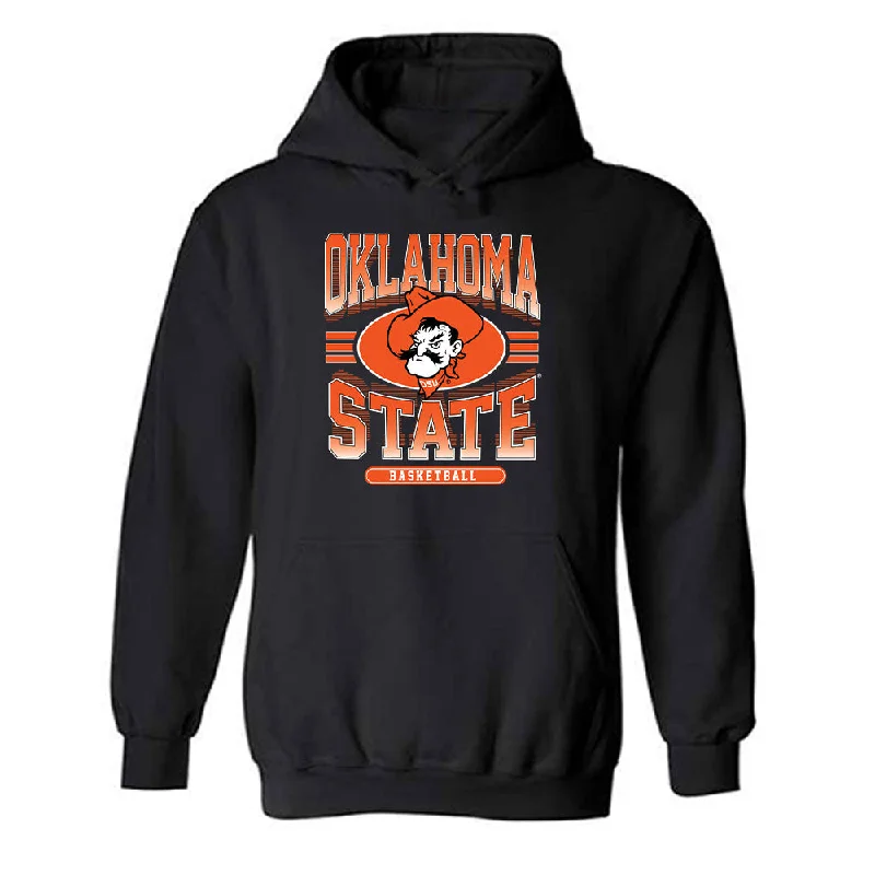 Oklahoma State - NCAA Women's Basketball : Brenna Butler - Classic Shersey Hooded Sweatshirt Hoodie with Hidden Zipper Minimalist Clean