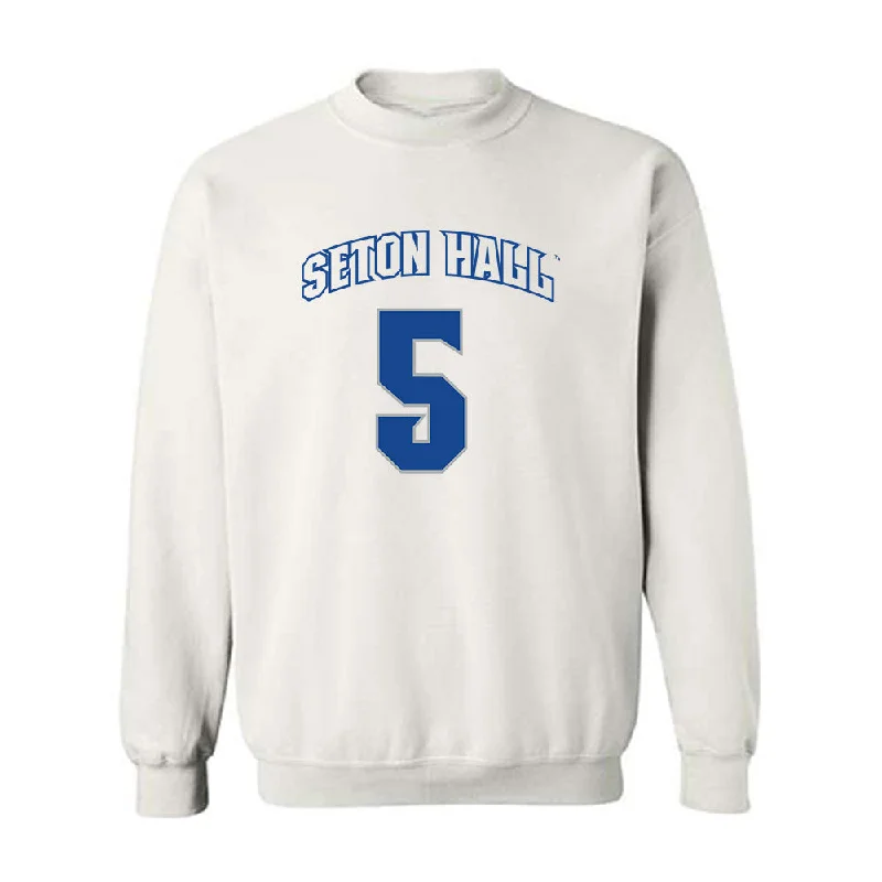 Seton Hall - NCAA Women's Basketball : Savannah Catalon - Classic Shersey Crewneck Sweatshirt Hoodie with Slit Hem Functional Movement