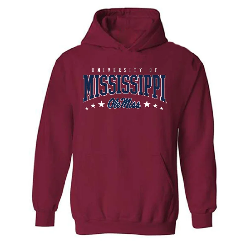 Ole Miss - NCAA Women's Basketball : Tameiya Sadler - Fashion Shersey Hooded Sweatshirt Hoodie with Drawstring Waist Adjustable Fitted