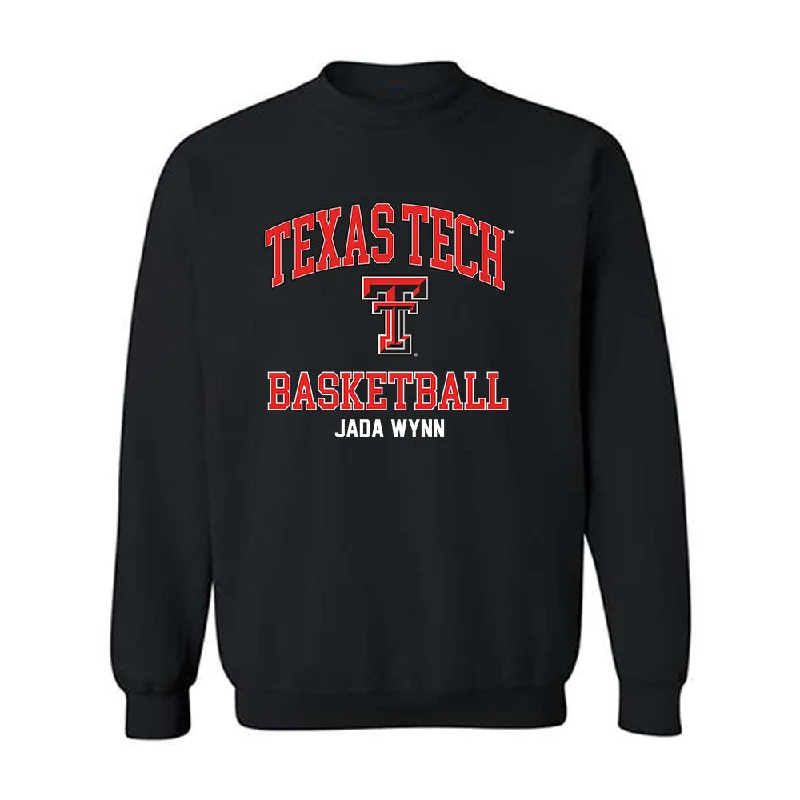 Texas Tech - NCAA Women's Basketball : Jada Wynn - Classic Fashion Shersey Crewneck Sweatshirt Hoodie with Drawcord Adjustable Secure