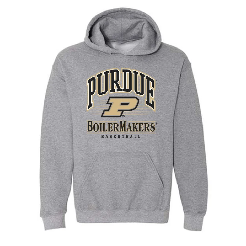 Purdue - NCAA Women's Basketball : Jayla Smith - Classic Shersey Hooded Sweatshirt Hoodie with Zipper Placket Modern Functional